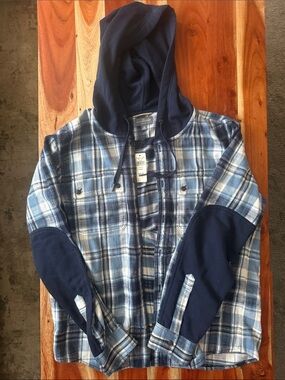 LL Bean Signature hooded flannel